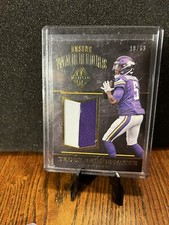 2017 Panini Majestic Unsung Warriors Materials Gold /50 Teddy Bridgewater #UW-16
