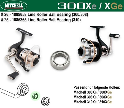 Mitchell 300Xe & 300XGe-Serie - Kugellager für Schnurlaufröllchen - alle Modelle