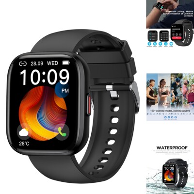 Smart Watch Bluetooth Heart Rate Sport Monitor Watch Waterproof F iPhone Samsung