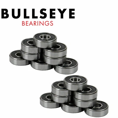 BULLSEYE BEARINGS Replacement Rollerblade Bearings Bullseye Abec 5 Inline Skate Hockey 16-Pack