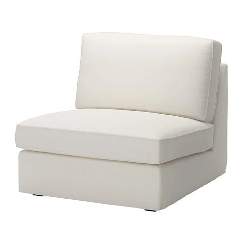 Ikea Kivik 1 one Seat Section Cover Dansbo White 302.755.83 eBay
