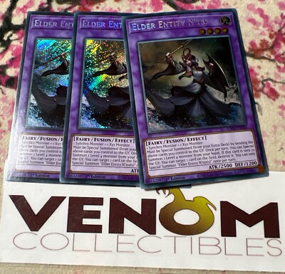 3x (M/NM) *EURO* Elder Entity N'tss RA01-EN026 Secret Rare 1st Edition YuGiOh