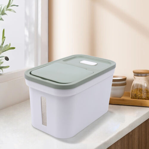 10kg Flour Corn Storage Container Moisture-proof Kitchen Food Storage Bucket US