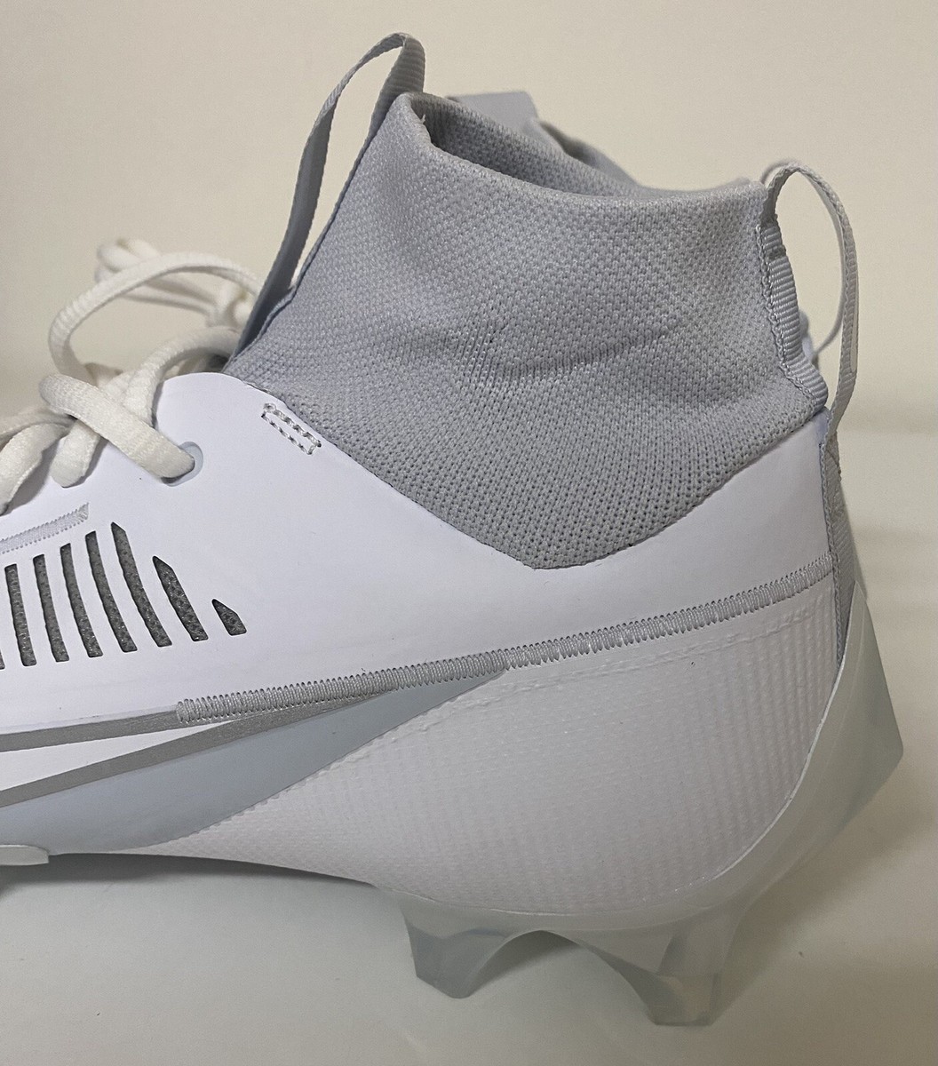 Nike Vapor Edge Pro 360 2 Mens Sz 11.5 White Silver Football Nike Vapor Edge Pro 360 2 Mens Sz 11.5 White Silver Football