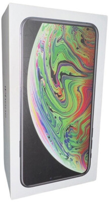 Apple iPhone XS MAX Verpackung Leerbox Box Karton Space Gray 64GB A2101