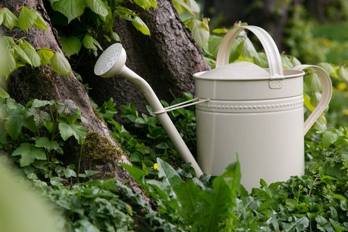 Gießkanne 10 Liter Creme Metall Zinkkanne Verzinkt Kanne 1015