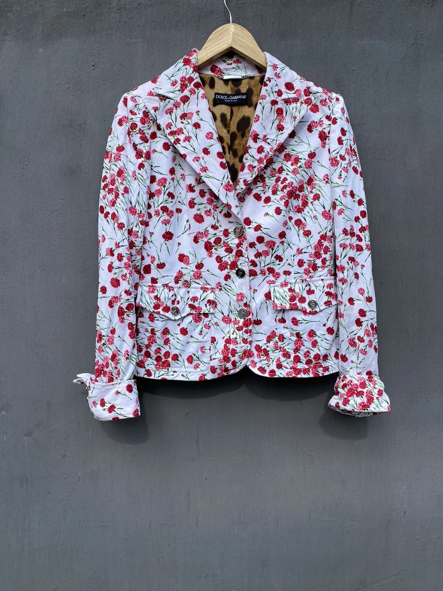 Dolce and top gabbana floral jacket