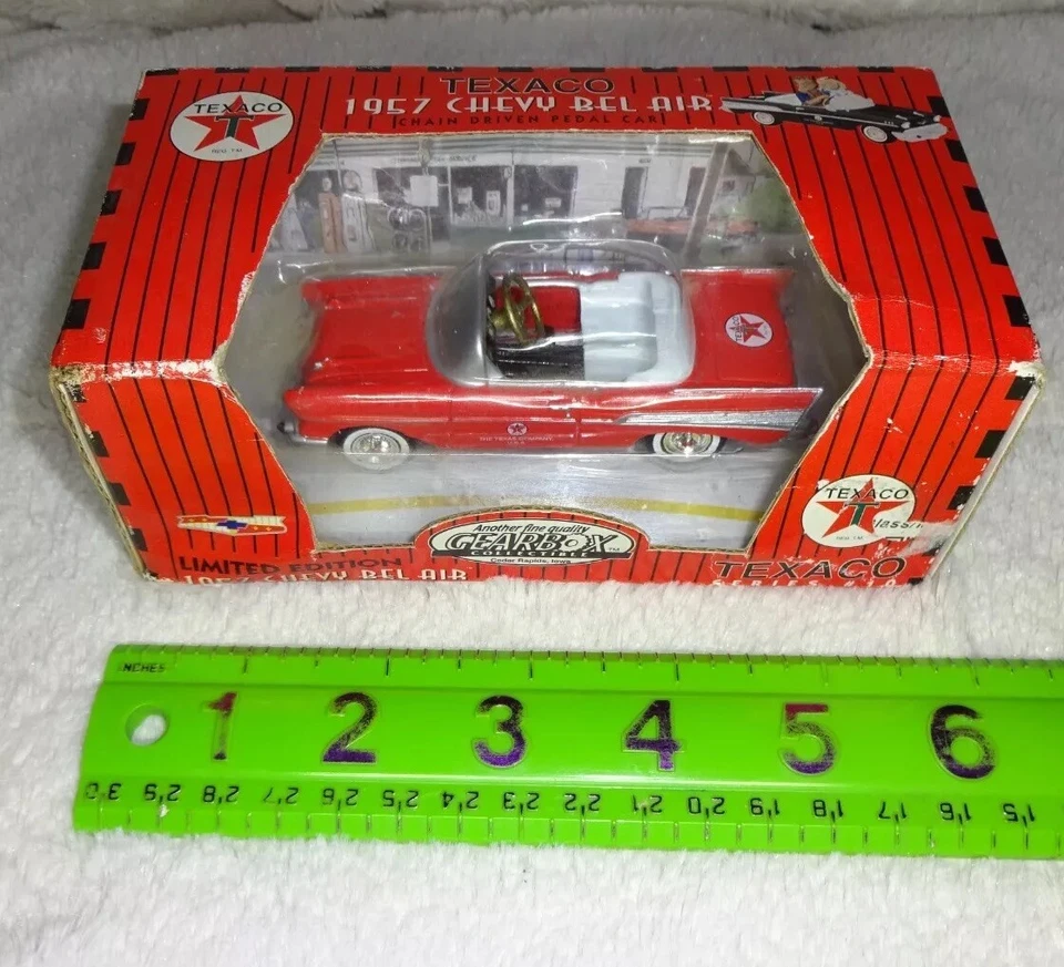 vintage gearbox collectible texaco 1957 chevy bel air limited edition - Image 2 of 4