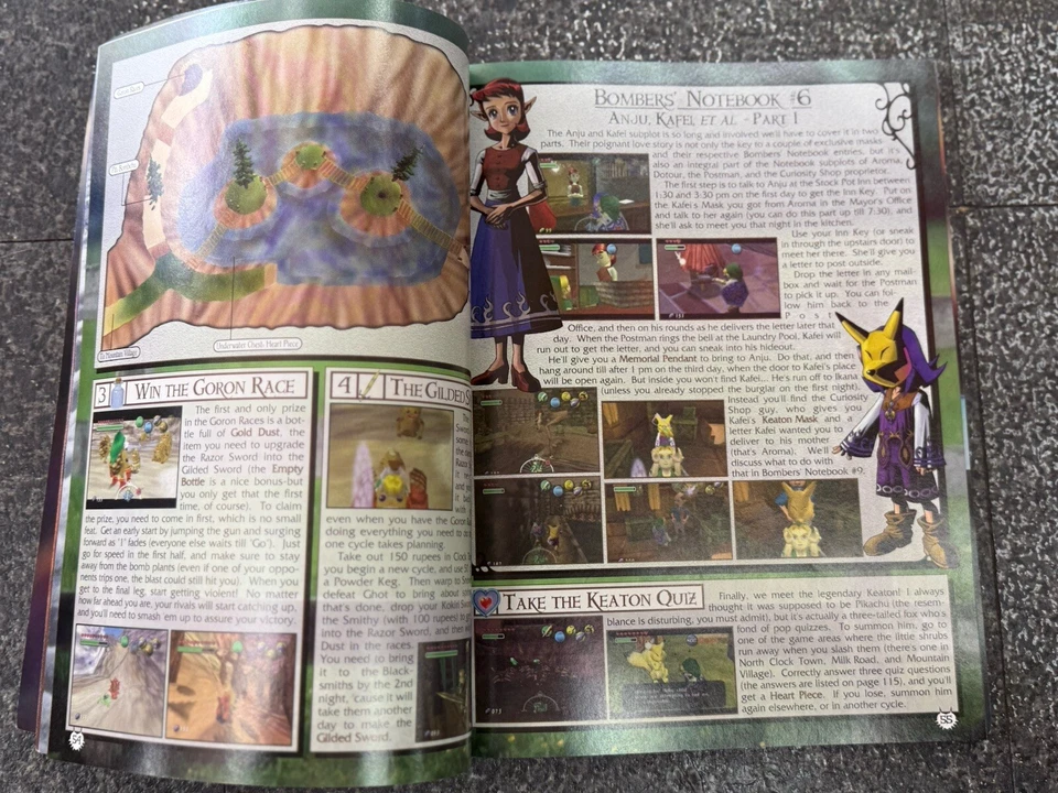 Legend of Zelda Majora's Mask Versus Books Official Perfect Guide Inc Poster - Image 4 of 4