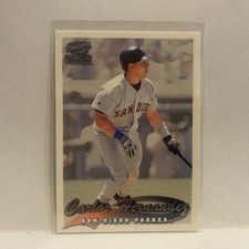#199 Carlos Hernandez San Diego Padres 1999 Pacific Paramount Baseball Card HG