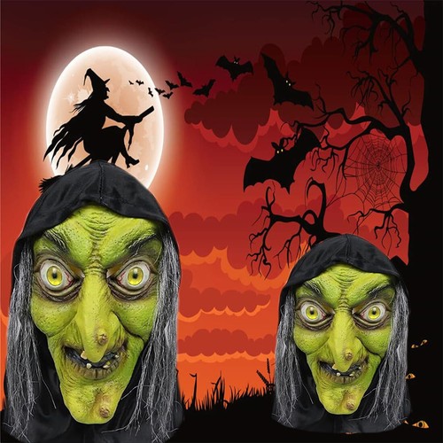 Halloween Horror Creepy Scary Skull Demon Latex Mask Costume Cosplay Party Props - Picture 147 of 156