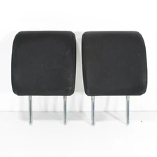 2011-2014 Mazda 2 Mazda2 Rear 2nd Row Seat Cloth Head Rest Black Set OEM