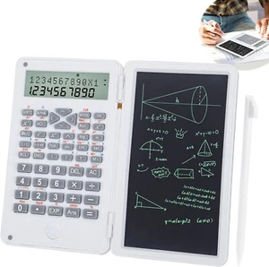 12-Digit LCD Calculatrice scientifique avec 6 Tablette d'écriture de pouce UK