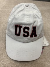 Polo Ralph Lauren Hat Cap Strap Back Youth One Size White USA Olympic Team 2022