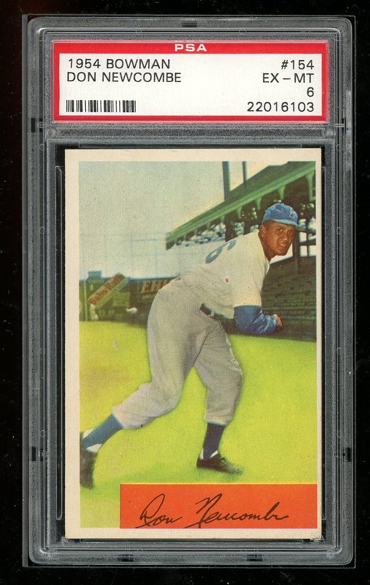 1954 Bowman #154 Don Newcombe PSA 6