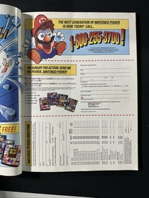 MINT Nintendo Power Super Castlevania IV Magazine Volume 32 w Poster NM cgc NES