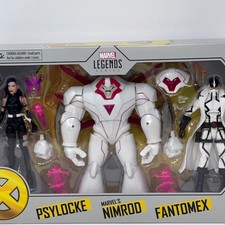 Marvel Legends X-Men Psylocke Nimrod Fantomex 3-Pack NEW w Hasbro Shipper
