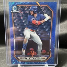 2026 Bowman #BCP-111 Carson Benge Chrome Prospects Blue Shimmer Refractor /150