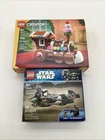 NEW - LEGO - 75436 Mandalorian Grogu Bike & 40777 Gingerbread Train Ornament