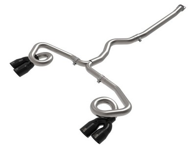 aFe 49 36809 B Takeda 3  2.5  SS Cat Back Exhaust w/ Black Tips for 22 25 Subaru