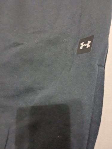 NWT Under Armour Men's Loose Rival Fleece Joggers Black 2XL - Picture 2 of 9