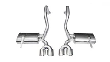 Corsa 14961 2.5" Axle-Back Dual Rear Exit Exhaust with Twin 4.0" Polished Tips