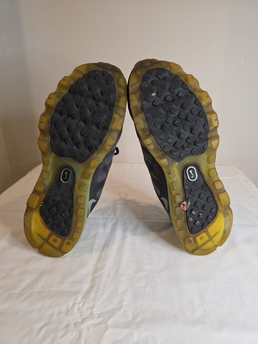 Nike Airmax, 2012 schwarz silber Größe 9 1/2 gebraucht Laufschuh - Bild 6 von 6