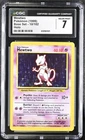 CGC 7 Mewtwo 1999 Base Set 10/102 Holo Pokemon Card