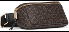 Bolso Cinturón Convertible Calvin Klein Millie Signature con Bolsa para Monedas con Cremallera ¡EXCELENTE ESTADO USADO!
