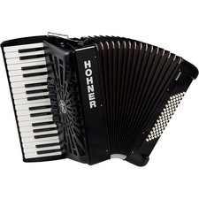 Hohner Bravo III 72 Accordion With Black Bellows Black