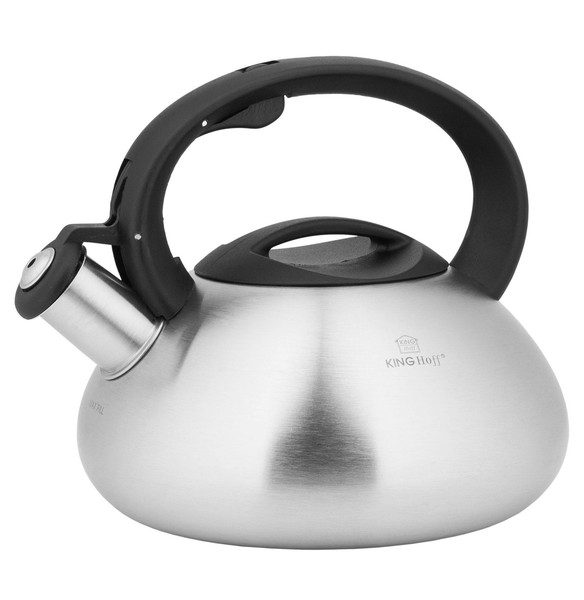 Kinghoff KH-3260-S 2,2L Edelstahl Wasserkessel FlöTenkessel Satin-image