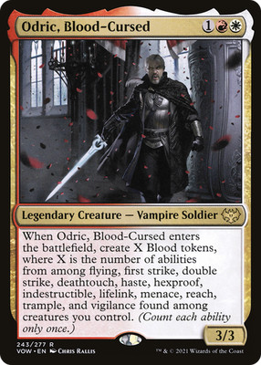 Odric, Blood-Cursed Rare VOW #243 Near Mint