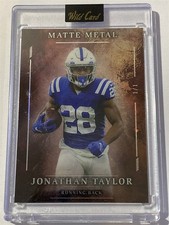 JONATHAN TAYLOR colts 2026 Wild Card Matte Metal Ruby 1/1 (B3)