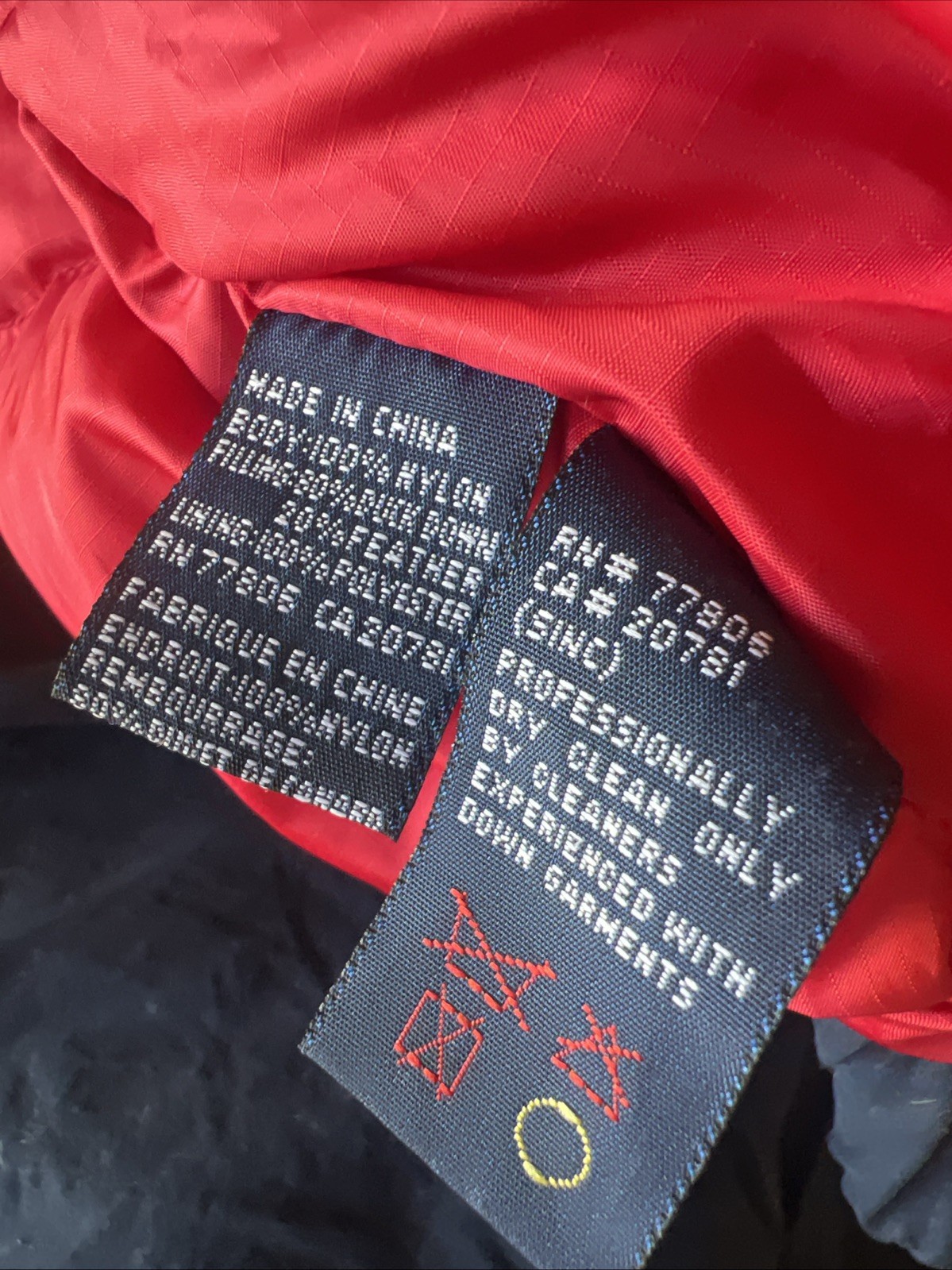 Vintage 90’s Tommy Hilfiger Puffer Jacket Men’s XL Down Fill Logo Hip Hop Y2K thumbnail 7