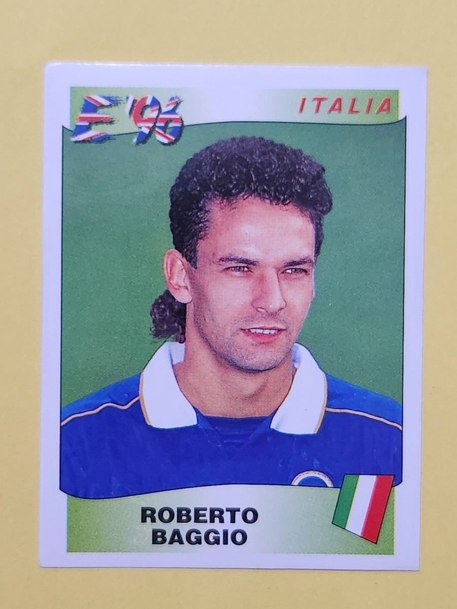 Roberto Baggio 1996 Panini Euro '96 #251 Italy Juventus AC Milan