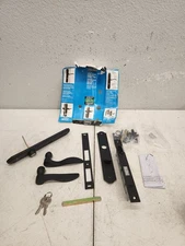 Wright Premier VMT115MB Storm Screen Door Keyed Locking Mortise Lever, Black 👁 