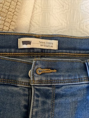 Levi's 512 Perfectly Slimming Bootcut Jeans Women's Size 12  