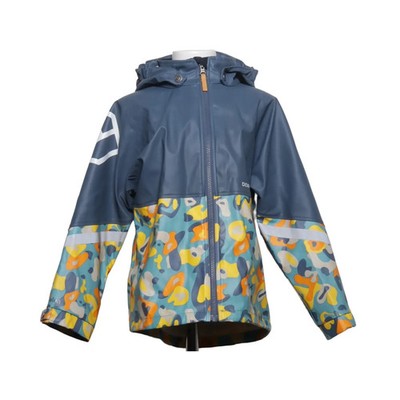 Didriksons, Regenjacke, Unisex (Kinder), Größe: 120, Blau/Mehrfarbig #CIp
