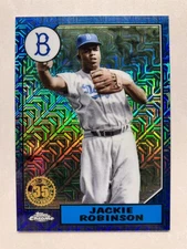 2022 Topps Silver Pack Jackie Robinson T87C-62 Blue Mojo Ref. /150 Color Match!