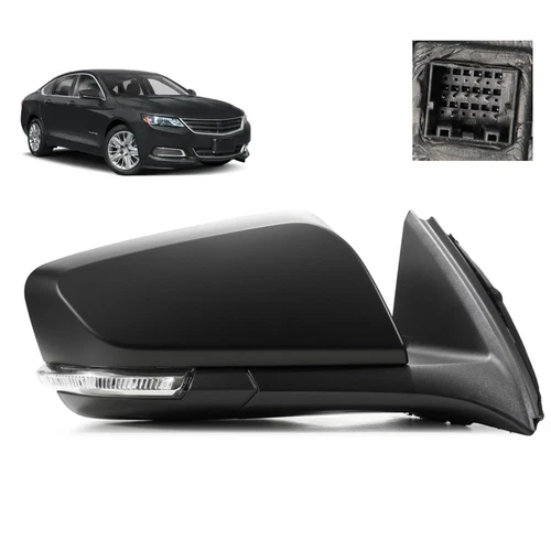9 Pins For Chevy Impala 2014-2020 Door Mirror w/ Blind Spot Right Passenger Side