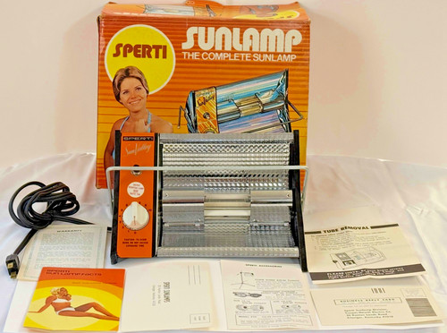 Vintage Sperti Sun Valley Sun Tanning Lamp Sunlamp PT-9 [Needs Bulb] For Parts