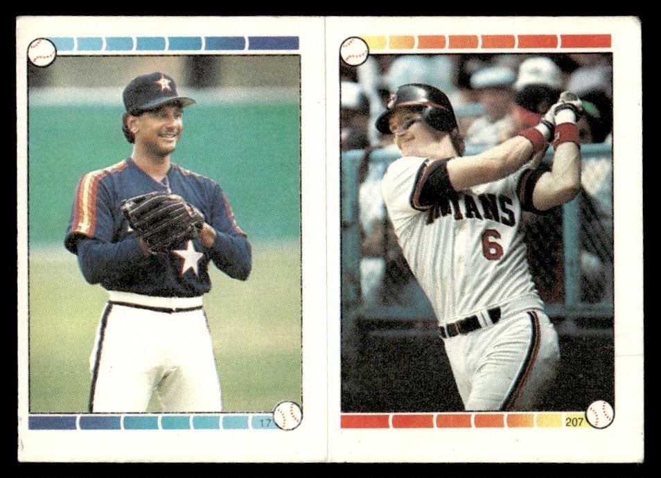 1989 Topps Stickers Super Star Backs Dave Stewart Oakland Athletics #27