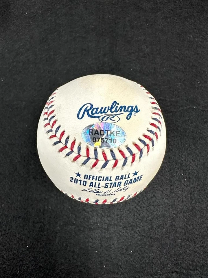 Brian McCann signed "MVP" 2010 ASG All Star Baseball autograph ~ Radtke - Image 3 of 3