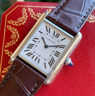 Cartier Tank Must SolarBeat Stainless Steel Unisex Wristwatch