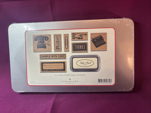 Cavallini And Co Rubber Stamp Set