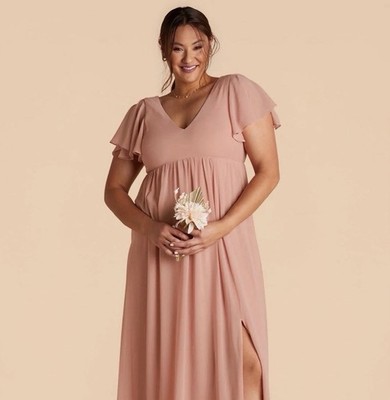 Birdy Grey Desert Rose Crepe Hannah Maxi Dress Size XL Formal Evening NWT  $99 | eBay