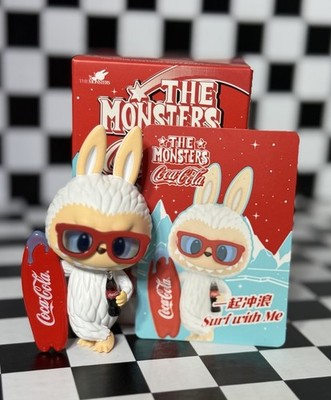SURF WITH ME Labubu The Monsters Popmart Coca-Cola Confirmed Surfer Babe  