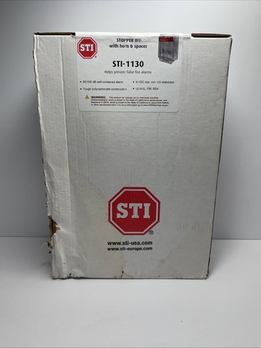 STI-1130 Stopper II con corno e distanziatore trasparente STI nuovo SCATOLA DANNEGGIATA