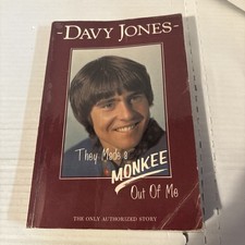 Davy Jones They Made A Monkee Out Of Me 1987 First Edition 1st Printing PB