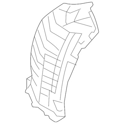 Genuine Nissan Ft Fender Liner 63844-62B2A
